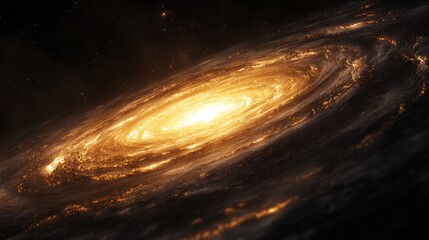 Wall Mural - the spiral galaxy , milky way galaxy , deep space background.