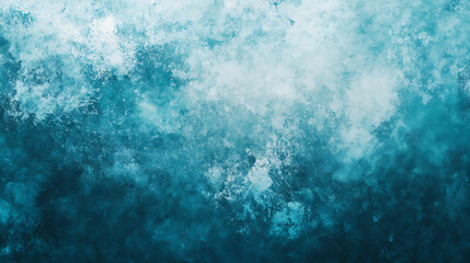 Poster - Glowing light blue abstract background with grainy texture poster design