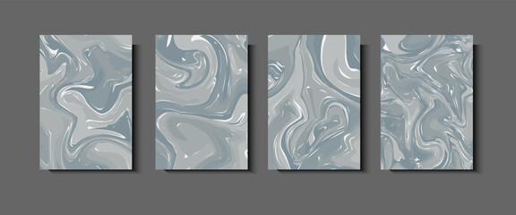 Wall Mural - liquid dynamic gradient color waves geometric background .fluid marble texture set and fluid acrylic