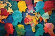 © alphaspirit - Colorful human heads representing global communication and cultural intelligence