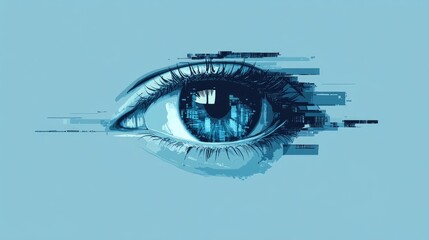 A Blue Eye Observing Malicious Hacking Code Cyber Espionage Cyber Surveillance Cyber Threat Cyber Malware Cyber Attack