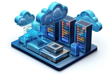 Poster - Cloud Computing Data Center Servers and Network Infrastructure