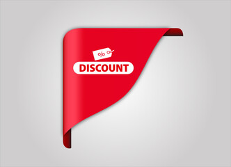  red flat sale web banner for discount banner and poster