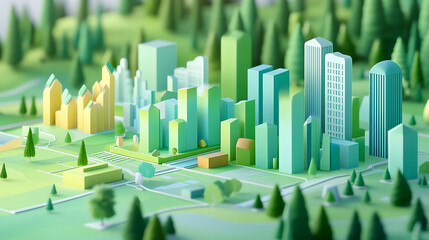 Poster - A visual representation of sustainability analytics, showcasing data-driven insights for environmental impact, resource efficiency, and sustainable development