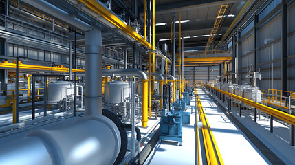 Leinwandbilder - Advances in 3D SCADA technology for system supervisory control and data acquisition