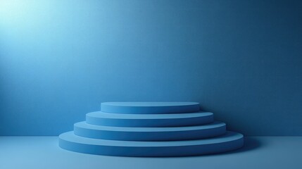 Poster - 3D illustration of a standalone podium