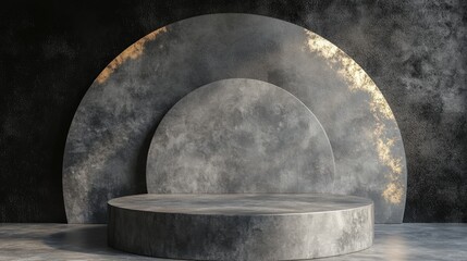 Aufkleber - Abstract 3D podium display background