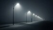 © Entri - Street Lights Cutting Through Foggy Night
