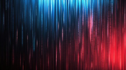 Wall Mural - abstract high tech backdrop for presentations and websites featuring glowing dynamic lines and binar