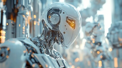 Wall Mural - advanced technology utilizing artificial intelligence