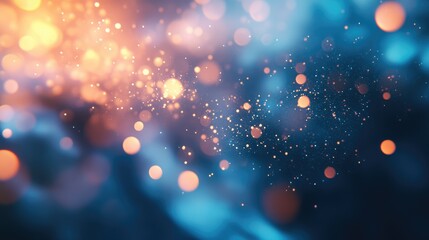 Aufkleber - Abstract light bokeh background in 3D cartoon rendering