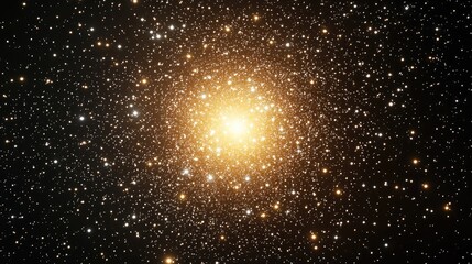 Aufkleber - Globular Cluster M15 depicted in a 3D cartoon rendering style