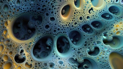 Leinwandbilder - Abstract digital background created with 3D cartoon rendering Not AI content Generated digitally using fractal based software Unique seamless design