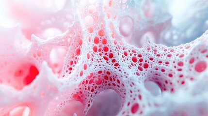 Aufkleber - Abstract fractal background illustrations featuring textured chaos ornament in a 3D cartoon rendering style