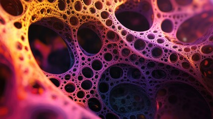 Leinwandbilder - Fractal in 3D cartoon rendering