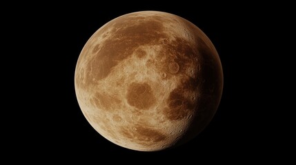 Aufkleber - Cartoon 3D rendering of Planet Venus Cosmos art Solar system