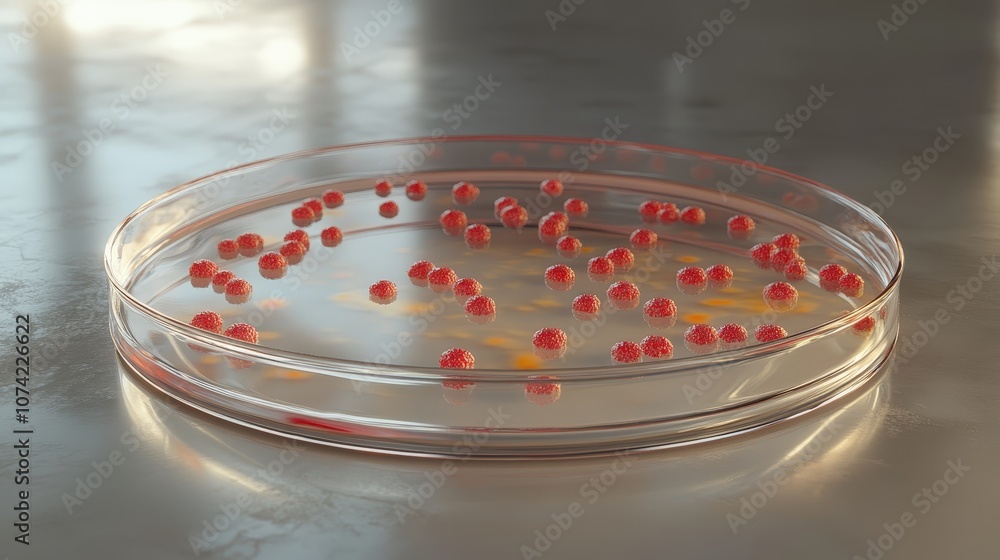 A visual representation of bacterial growth in response to antibiotic ...