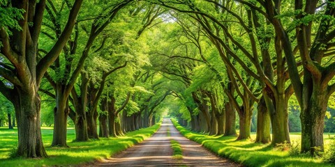 Beautiful view of a lush green countryside