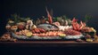 © Klnpherch - Festive Seafood Buffet Display with Assorted Fish and Shellfish