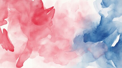 Wall Mural - Watercolor illustration featuring an abstract artistic background created with blots