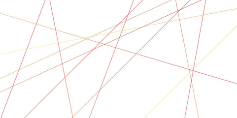 Abstract geometric yellow and pink compination luxury colour line pattern on white background.