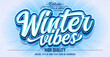 © Rtn_Studio - Editable text style effect - Winter Vibes text style theme.
