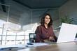 © Stock 4 You - Young businesswoman professional employee using pc doing online banking analysing at workplace. Latin hispanic middle age business woman working on laptop computer in modern office. Banner, copy space © Stock 4 You - Young businesswoman professional employee using pc doing online banking analysing at workplace. Latin hispanic middle age business woman working on laptop computer in modern office. Banner, copy space