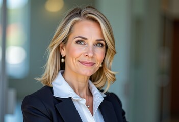 Poster - portrait of a businesswoman