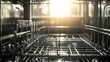 © GRACE - Interior of dishwasher with racks and spray arms