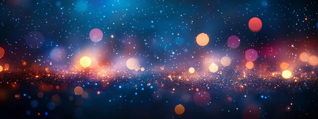 Abstract background with a cosmic sky and stars. Futuristic wallpapers with unusual nebulae and galaxies.