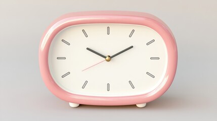 Poster - Colorful retro clock enhances home decor style