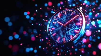 Aufkleber - Discover how digital clocks transform timekeeping with stunning visuals