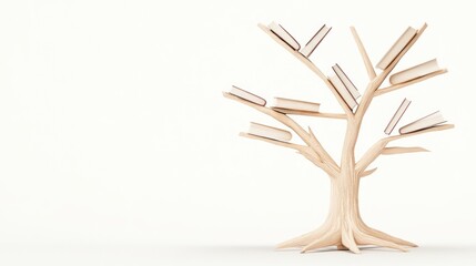 Aufkleber - Discover how books inspire creativity in unique tree design