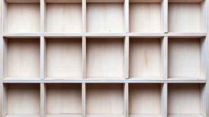 Poster - Organize your space with customizable wooden shelving units