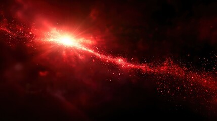 Wall Mural - a bright crimson starburst background universe cosmic.