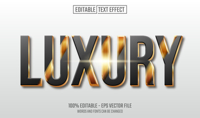 Wall Mural - luxury editable text effect