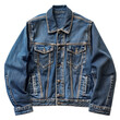 © agrus_aiart - isolated mockup of denim jacket