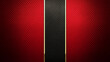 © 대연 김 - Elegant Red Carbon Fiber Background with Central Gold Stripe