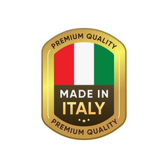 Wall Mural - Made in Italy Badge sign vector design 