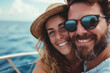 © Tetiana - AI generated picture of happy couple on romantic honeymoon cruise