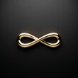 © LvTRandom - 3d golden infinity symbol