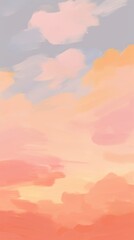 Wall Mural - sunrise sky backgrounds painting outdoors.