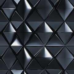 Aufkleber - A captivating futuristic metallic pattern featuring reflective surfaces and geometric shapes in a sleek design