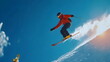 © dobok - Adventurous Skiing Action In Vibrant Winter Landscape