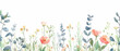 © FEEZAN ALI - water color wildflower