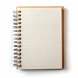 © nauman - A simple notebook with a clean, plain cover, placed on a white background