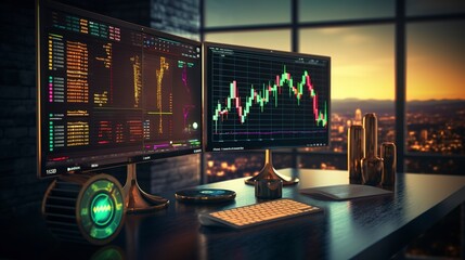 A photo of a cryptocurrency exchange platform.