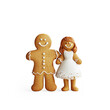 © Mahananda - Gingerbread Cookies with Icing on a Transparent Background