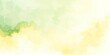 © methinee - Delicate watercolor strokes in shades of green and yellow, blending together in a soft, ombre-like effect, soft, gradient