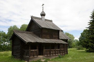 Russia Novgorod Museum of Wooden Architecture